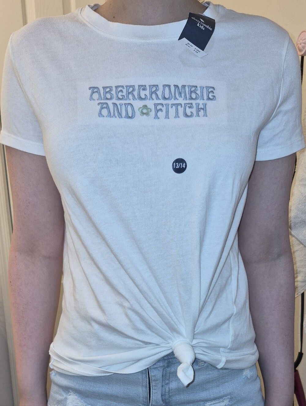 Abercrombie kids girls' graphic crewneck t-shirt